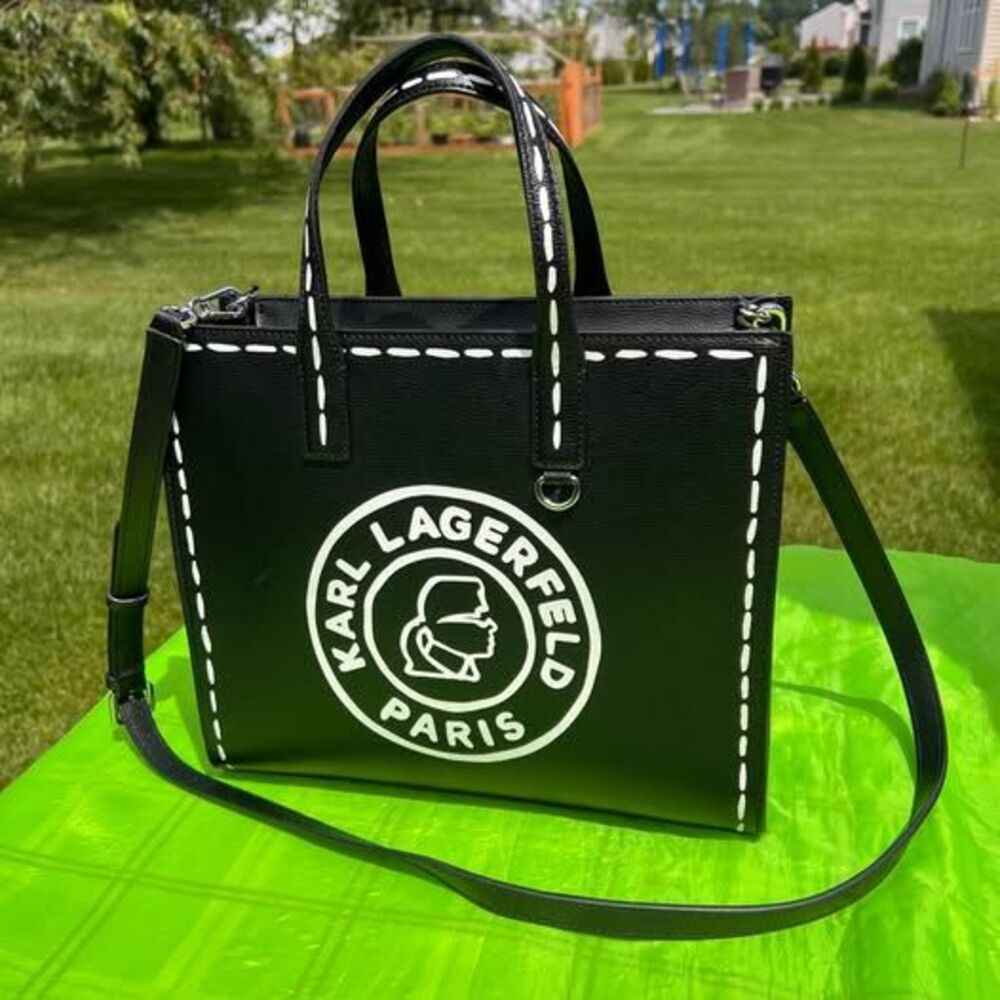 Karl Lagerfeld Paris Leather Tote Bag - MSRP $228
